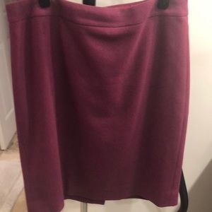 Beautiful plum color pencil skirt